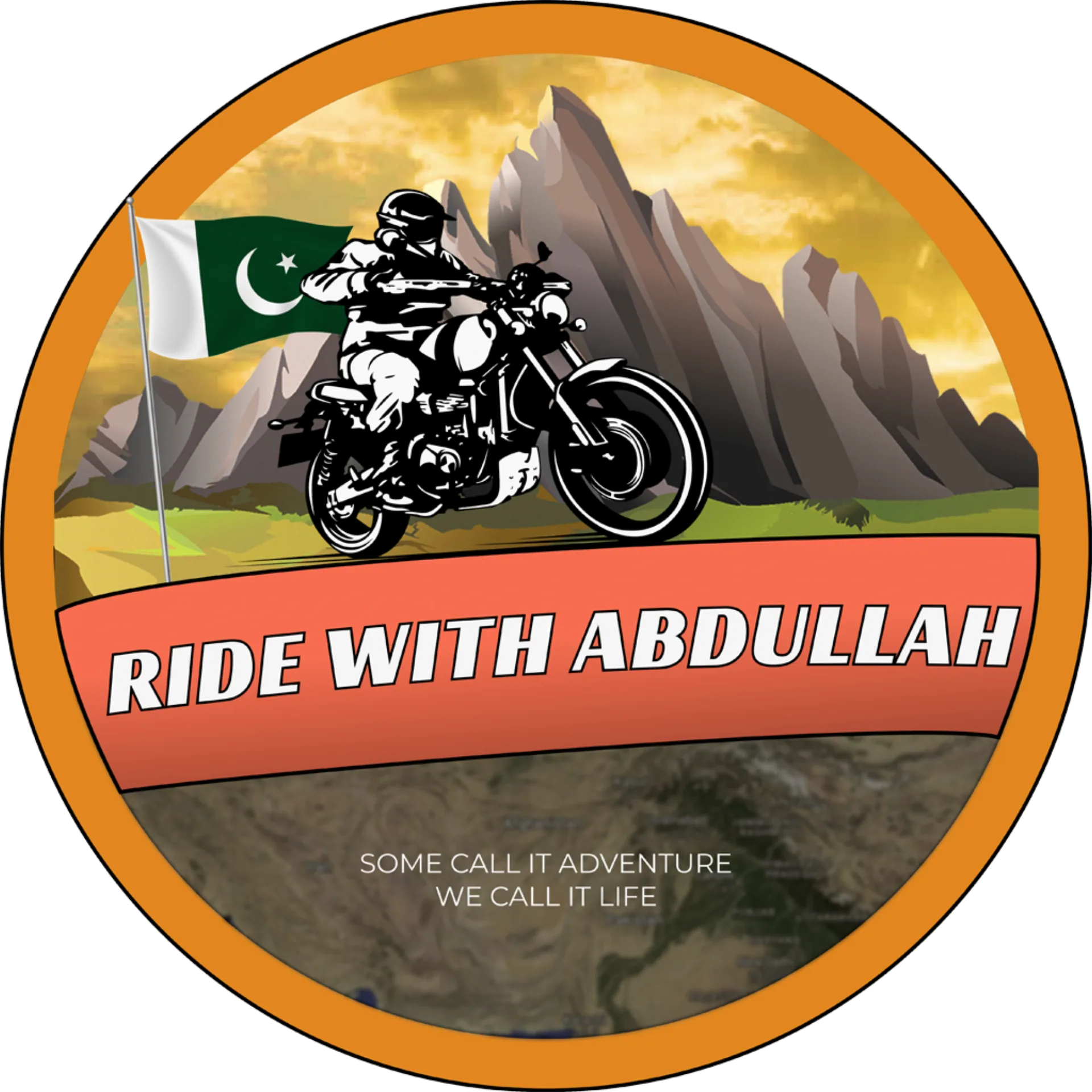 Ride With Abdullah logo